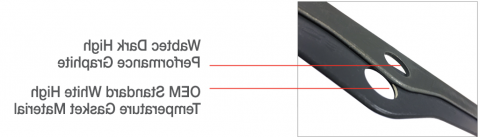 Wabtec Dark High Performance Graphite Gasket Material